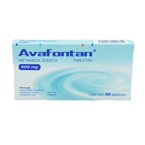 METAMIZOL AVAFONTAN C/10 TAB. 500 MG.