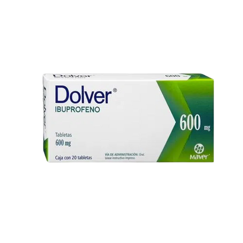 IBUPROFENO DOLVER C/20 TAB. 600 MG.