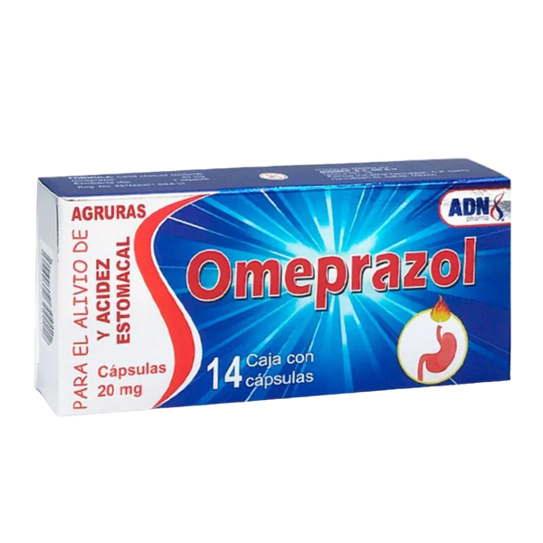 OMEPRAZOL 20MG C/14 CAPSULA (ADN PHARMA) – FarMás