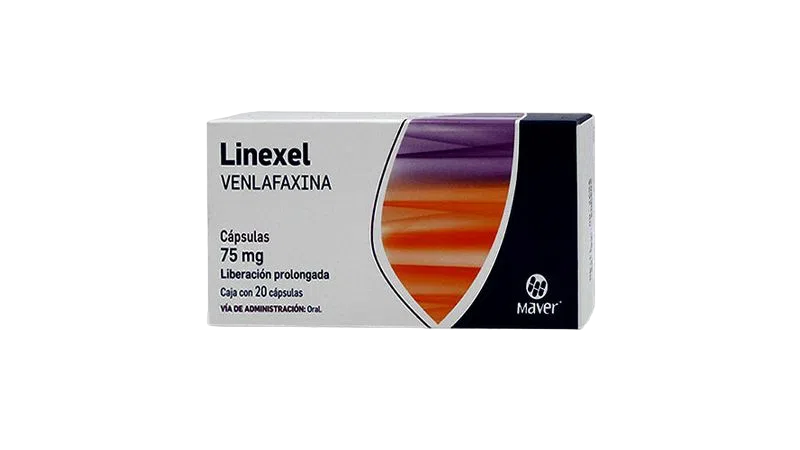 VENLAFAXINA LINEXEL C/20 CAP. L.P. 75 MG.