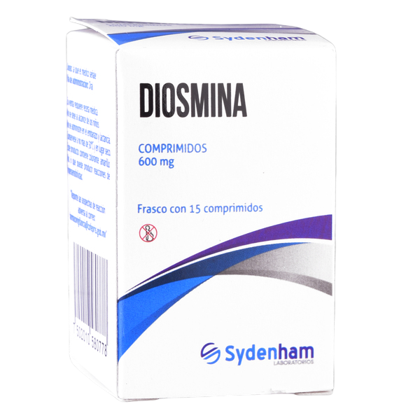 DIOSMINA 600MG TABLETAS C/15