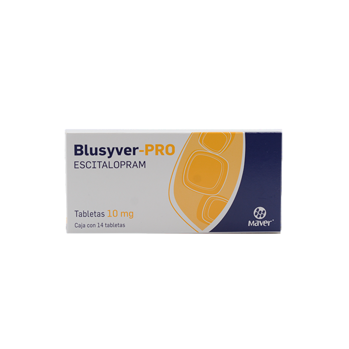 ESCITALOPRAM BLUSYVER PRO C/14 TAB. 10 MG.