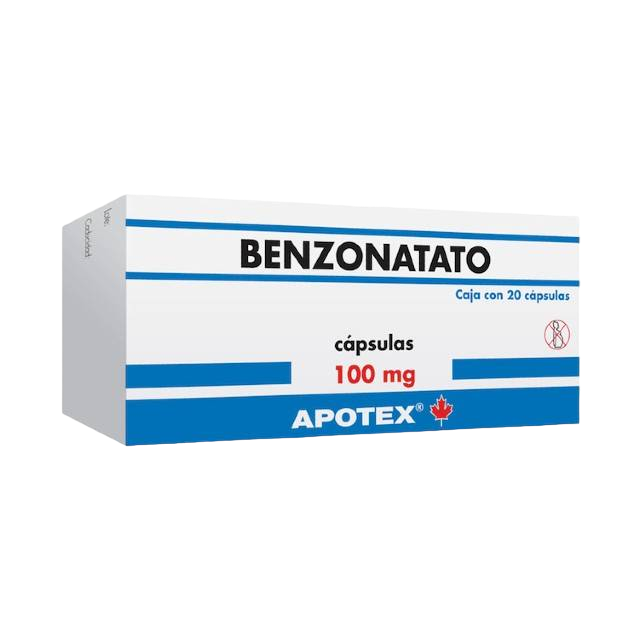 BENZONATATO APOTEX C/20 CAP. 100 MG.