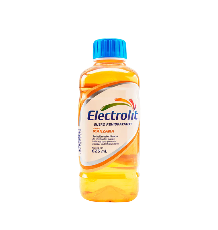 ELECTROLIT MANZANA PLASCO / SOL / 625ML