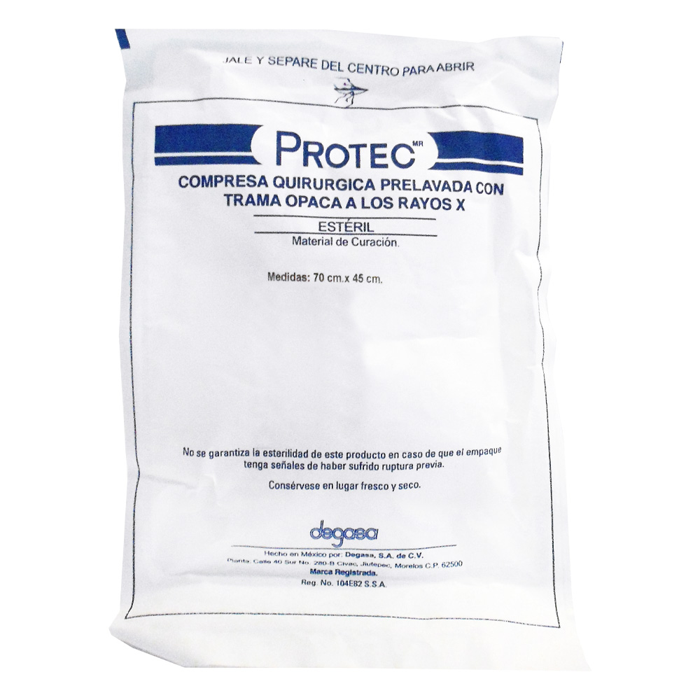COMPRESA 70X45 24X20 HR ESTERIL DEGASA