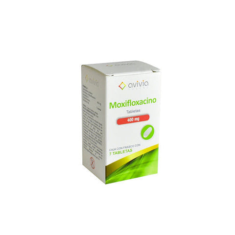 MOXIFLOXACINO (AVIVIA) C/7 TAB. 400 MG.